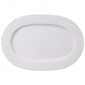 White Pearl Oval platter