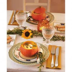 French Garden Orange Deep plate