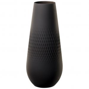 Manufacture Collier noir Vase Carré tall