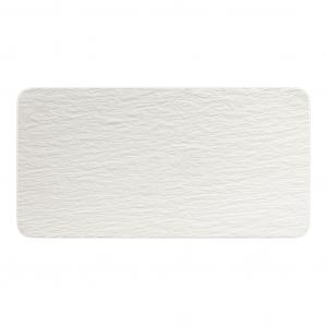 Manufacture Rock blanc Rectangular serving plate
