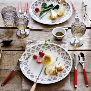 S+ Cranberry Cutlery set 24pcs