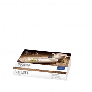 Soup Passion Ceramic tray Set 2 pcs.