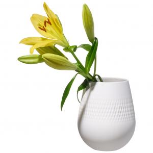 Manufacture Collier blanc Vase Carré small
