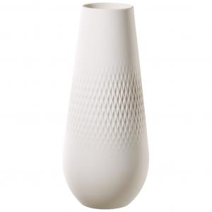Manufacture Collier blanc Vase Carré tall
