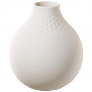 Manufacture Collier blanc Vase Perle small