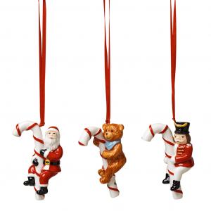 Nostalgic Ornaments sétapálca fenyődísz 3db-os szett