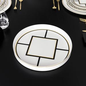 Metrochic Gifts porcelán tálca 33cm