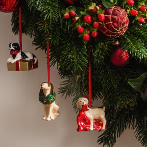 Nostalgic Ornaments kutyák 3db-os fenyődísz
