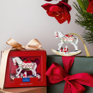 Christmas Classics fenyődísz hintaló 10cm
