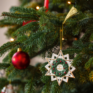 Christmas Classics fenyődísz csillag 10cm