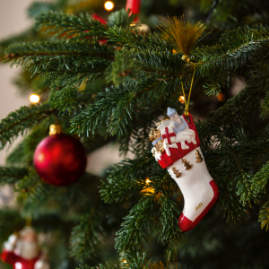 Christmas Classics fenyődísz csizma 10cm