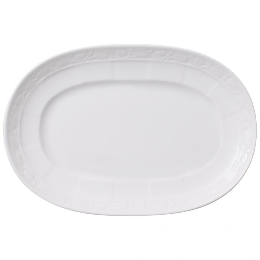 White Pearl ovál kínáló 22cm