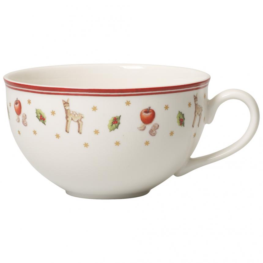 Toy's Delight white coffee cup