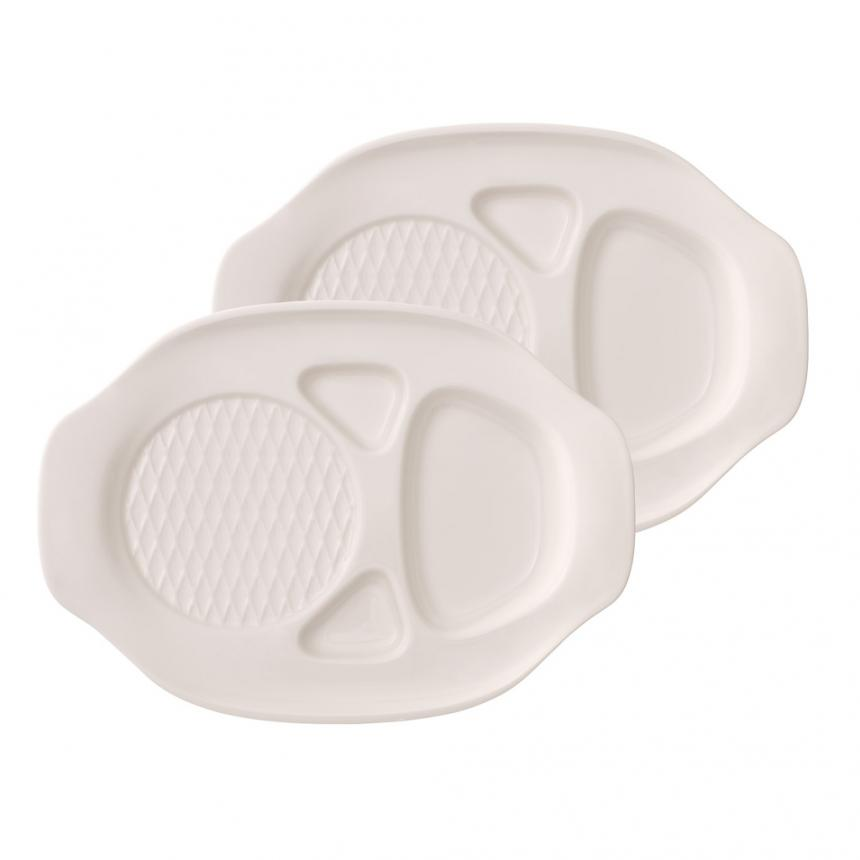 Burger plate set 2 pcs.