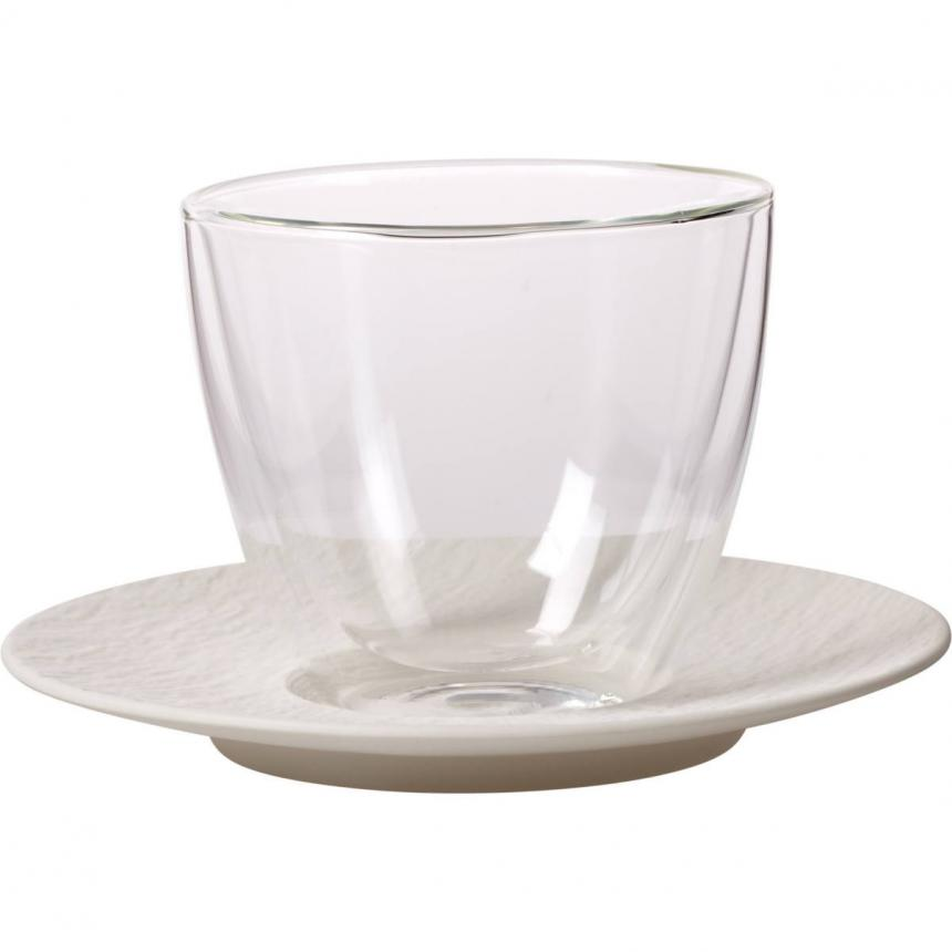 Wh.coffee cup&saucer2pcs.