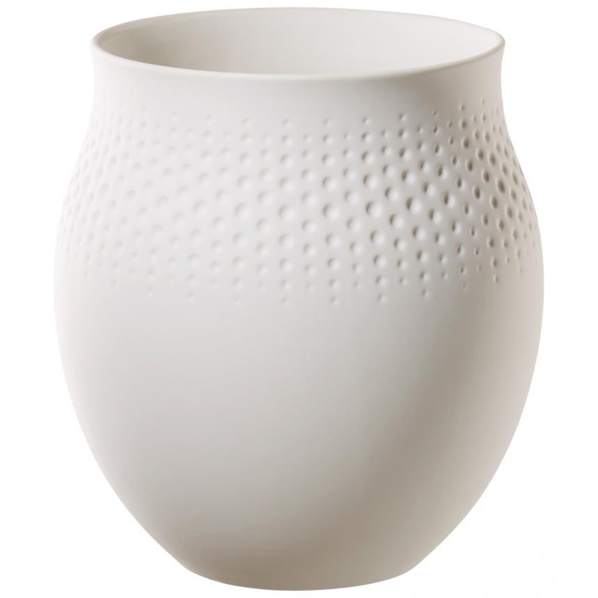 Manufacture Collier blanc Vase Perle large