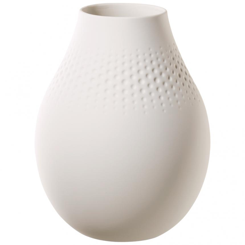 Manufacture Collier blanc Vase Perle tall