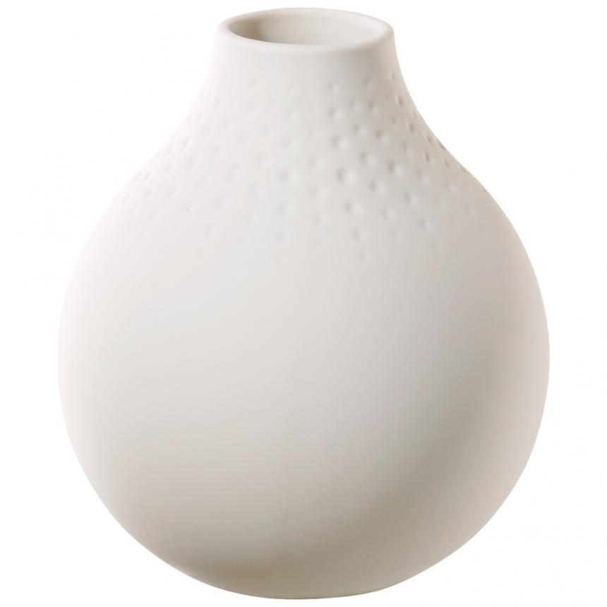 Manufacture Collier blanc Vase Perle small