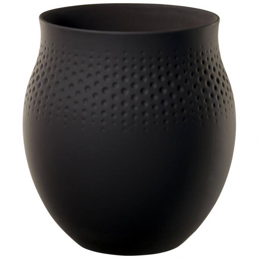 Manufacture Collier noir Vase Perle large