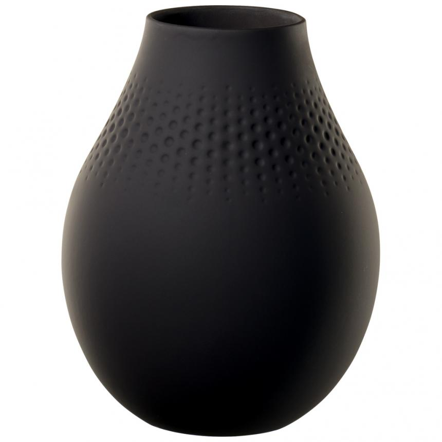 Manufacture Collier noir Vase Perle tall