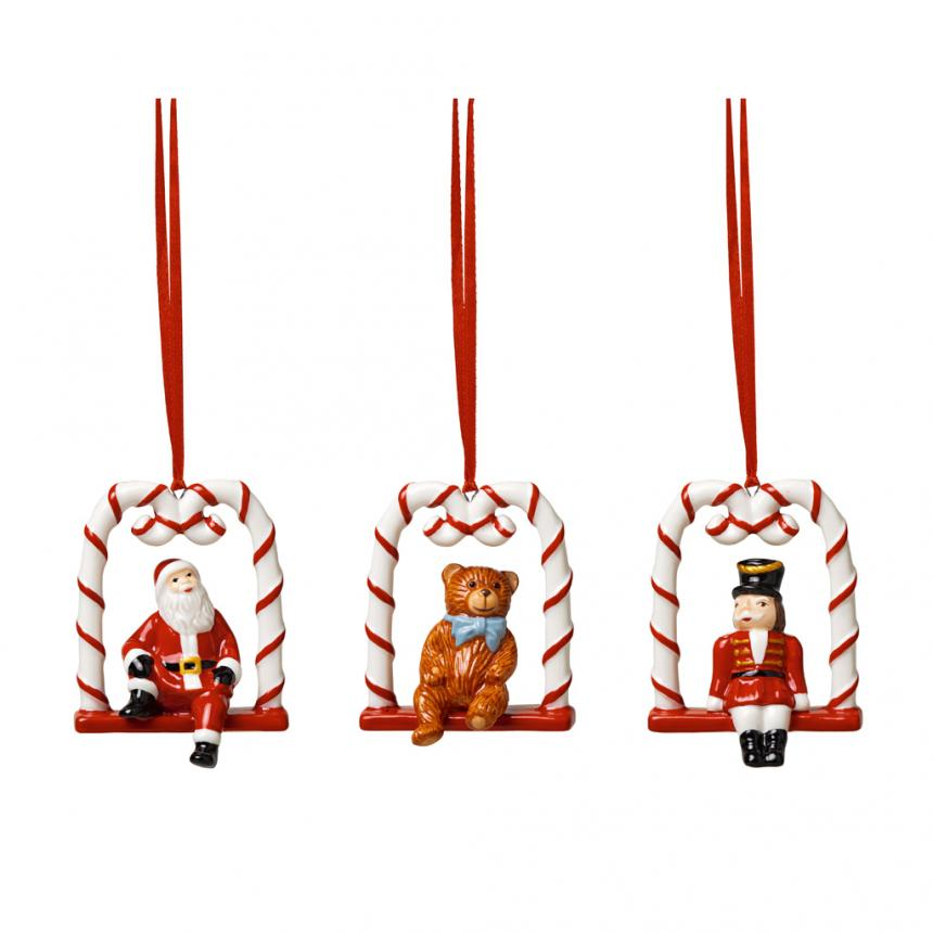 Nostalgic Ornaments hinta fenyődísz 3db-os szett