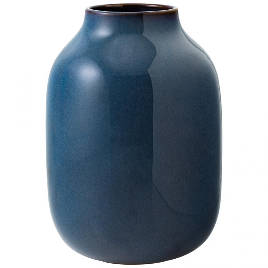 Lave Home Nek vase bleu uni large