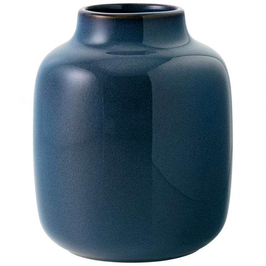Lave Home Nek vase bleu uni small