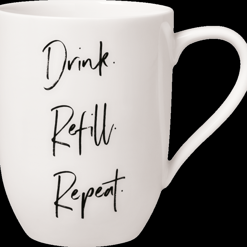Statement bögre Drink.Refill.Repeat