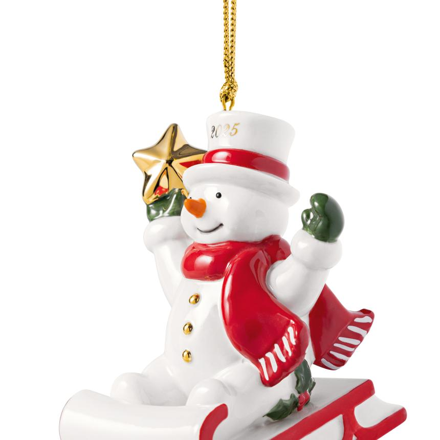 Christmas Classics fenyődísz hóember 2025